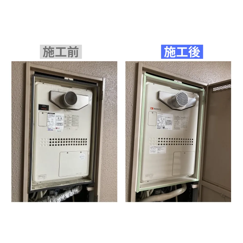 滋賀県野洲市｜ノーリツ給湯暖房熱源機の施工事例 ノーリツ,滋賀県,給湯器,給湯器（PS設置）,給湯器（熱源機）